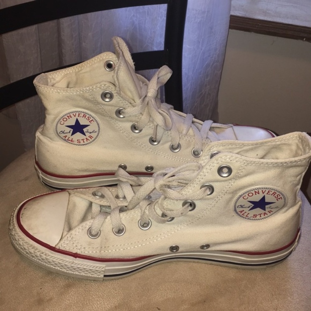White High Top Chuck Taylor Converse
